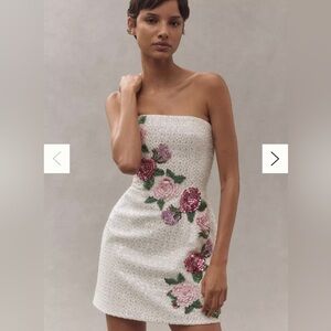 Helsi Frida Rosette Strapless Mini Dress